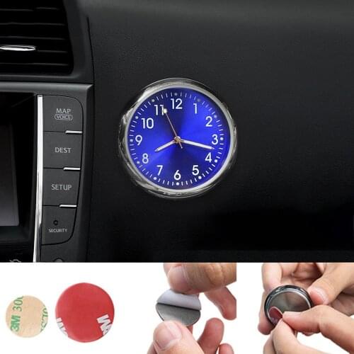 Luminous Car Quartz Time Clock Ornaments for Lada Granta Xray Vesta For Kia Rio Solaris Creta For Golf Polo