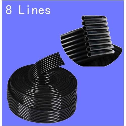 10 Meter UV ink tube 4 lines 6 lines 8 lines ways for Epson DX4 DX5 DX7 head pipe/Mimaki Mutoh Xuli Galaxy printer ink hose UV