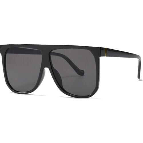 Veshion Oversized Square Sunglasses Men Women Classical Fashion Shades UV400 Vintage Glasses