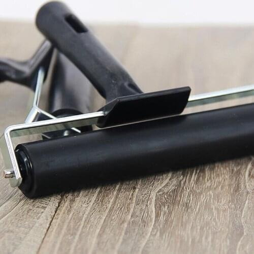 High Quality Black Rubber Roller Brush Painting Brushing Tools School Office Supplies Rubber Roller DIY Craft Tools