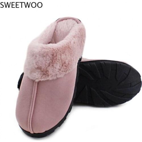Sheepskin woman house slipper winter fur slippers fleece slippers flip flops lady slipper house shoes