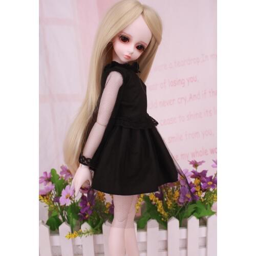 1/4 1/6 Bjd doll clothes Bjd doll sd doll bjd black dress baby clothes measurement
