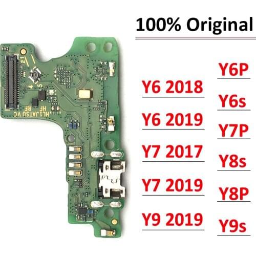10Pcs/Lot, USB Charge Port Jack Dock Connector Charging Board Flex Cable For Huawei Y7 2019 / Y7 Prime 2019 USB Changer board