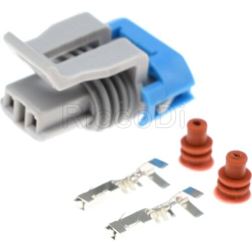 15Sets Kits Delphi 2 pin way Electric Waterproof Valve Plug Gray PA66 Female Auto Connector 12162644