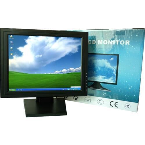 17 inch 4 Wire Resistive Lcd Touch Screen Monitor/Industrial touch screen monitor for POS display