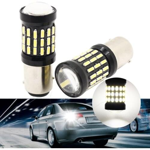 2PCS CanBus S25 1156 BA15S P21w BAU15S PY21w T20 7440 W21W LED Bulbs 4014 51smd Error Free Canbus Turn Signal Lights Brake lamp