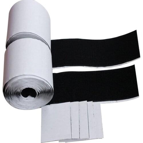 50MMx1M Self Adhesive Hook And Loop Tape Double-sided Adhesive Sticker Nylon With Gue Fabric Tape For Sewing