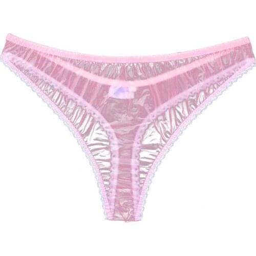 ABDL Adult Baby Sissy Pvc G-string Underwear T-05