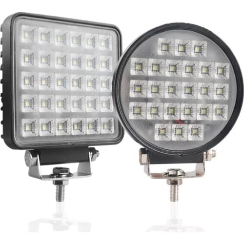 Car Led Work Lighting Ledbar Square Round Spotlight Car Led werklamp for Motorcycle ATV Coche SUV Offroad 12V 24V