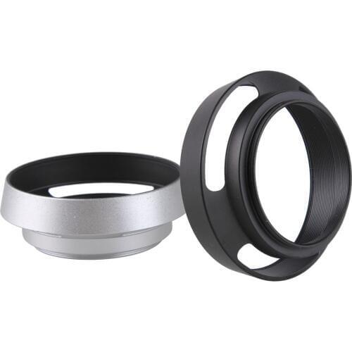 Black/Silver Camera Lens Hood Metal Cover 37mm 39mm 40.5mm 43mm 46mm 49mm 52mm 55mm 58mm Thread Mount