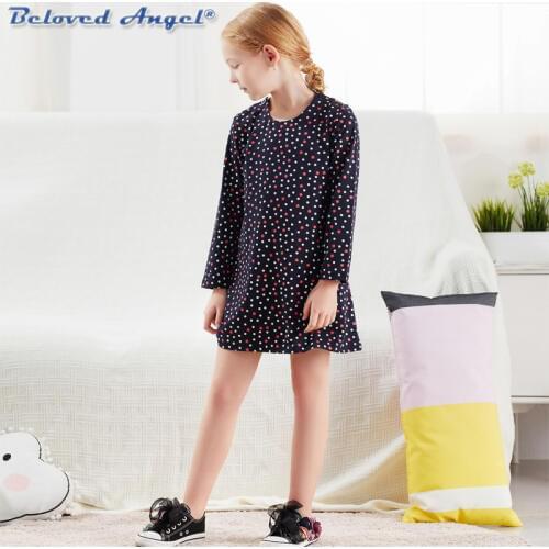 3-8 Years Kids Girls Dresses Autumn Winter Children Birthday Clothes for Girl Princess Christmas Dress Toddler Cotton Clothing