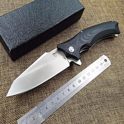 KESIWO XJ10 Folding D2 Blade Survival Pocket Hunting Flipper G10 Handle Outdoor Rescue Tactical EDC Multi Kitchen Camping Knife