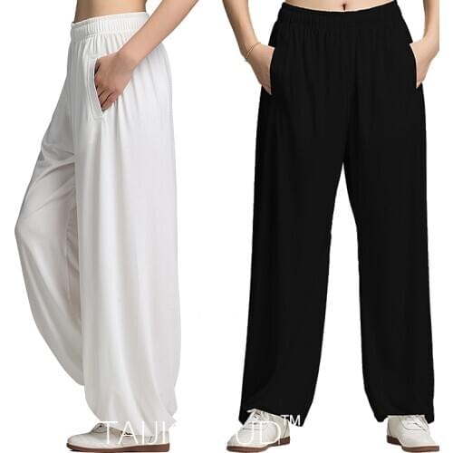 Chinese Kung Fu Tai Chi pants bloomers martial arts Wing Chun clothing practice summer loose men and women spring and autumn