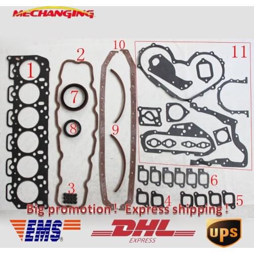Kit For MAZDA TRUCK T4100 WEX YA ZB ENGINE SHIME Engine Rebuilding Kits Engine Parts Full Set Engine Gasket 03304-99-100