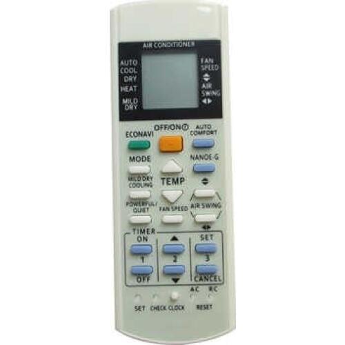 Remote Control For Panasonic CS-E21PKR CS-E24PKR CS-E28PKR CWA75C2610 CS-E15DTEW CS-E18DTEW CS-E21DTES AC A/C Air Conditioner