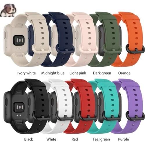 Band For Xiaomi Mi Watch Lite Strap Replacement Sports Silicone Bracelet Correa For Xiaomi Mi Watch Smart Watch Belt Wrist Band