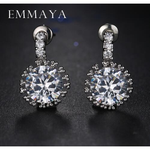 Emmaya Fashion Crystal Jewelry Earrings for Women Wedding Engagement Brincos Bijoux boucle d'oreille