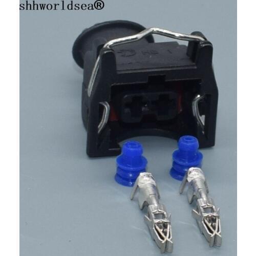 Shhworldsea 2/5/10/30/50/100sets 2 pin auto housing electric wiring harness plug connector 1928402571 1 928 402 571