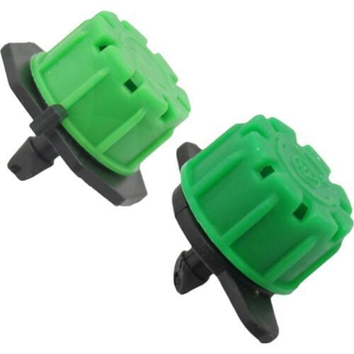 Adjustable Green Dripper Nozzle 8-hole Garden Sprinkler Irrigation System Agricultural Watering Fitting 20 Pcs