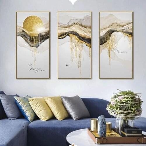 Modern Minimalist Abstract Canvas Frame Blue Marble Poster Wall Art Nordic Paint Posters and Print Wall Pictures for Living Room