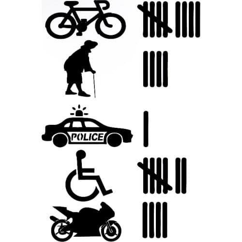 15*9.8cm Hit stuff Bumper Sticker Accident Funny JDM Lowered Muscle car Truck Car Styling Car Sticker