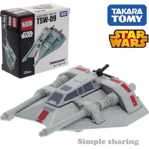 Takara Tomy Tomica TSW-09 Disney Star Wars Snowspeeder Machine DieCast Hot Metal Toy Model Funny Kids Doll Collection
