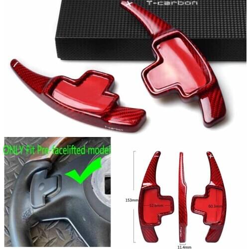 Steering Wheel shift Paddle Extension for Benz W176 W246 W204 W212 C117 X156 A B C E CLA GLA Class etc Car Styling Carbon Fiber