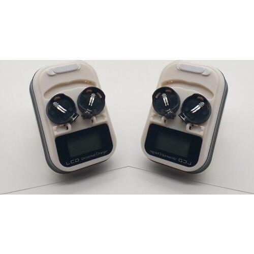 High-quality 2PCS USB interface charger, rechargeable LIR2032 LIR2025 LIR2016 3.6V button battery, LED rechargeable display