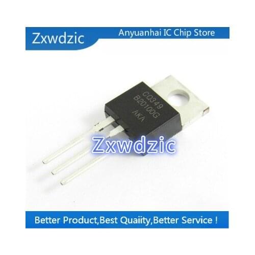 Zxwdzic 10pcs new original MBR20100CTG MBR20100 B20100G TO-220 Schottky barrier diode 20A 100V