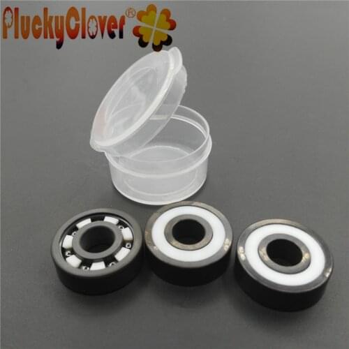 1pc High Precision Si3n4/Zro2 Full Ceramic Bearing 608-2rs/608 7 Beads Ceramic Ball Bearings For Fidget Hand Spinners Scooter
