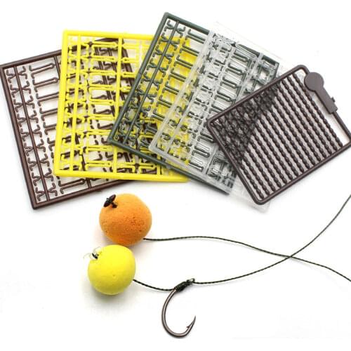 5 Cards Carp Fishing Accessories Carp Fishing Bait Stopper Pop up Boilies Bait Stop Bead Holder For Carp Fishing Rig Carp Tackle
