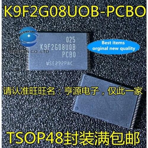 5PCS K9F2G08UOB K9F2G08UOB-PCBO K9F2G08U0B-PCB0 memory chips in stock 100% new and original