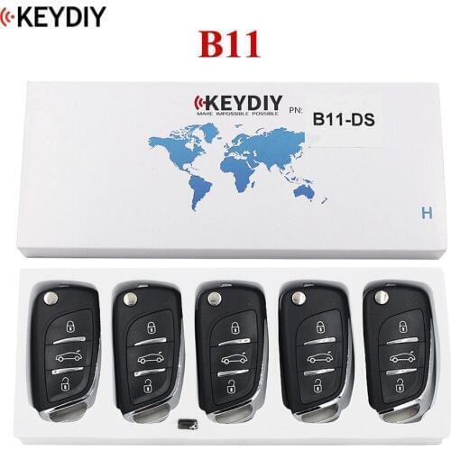 5PCS/LOT, KEYDIY B11 KD-X2 KD900 URG200 KD-X2 Remote Control 3 Buttons Car Key Remote DS Style For KD MINI KD900