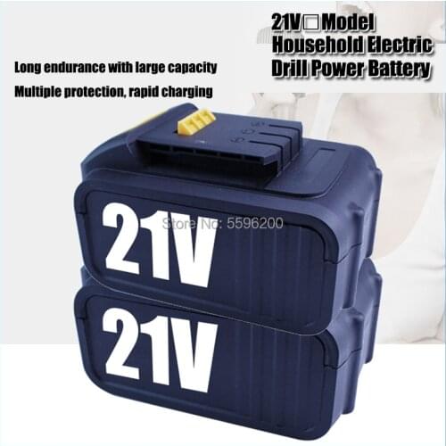 21V Rechargeable drill Power Tools Battery for cordless screwdriver Battery rechargeable drill Lithium battery