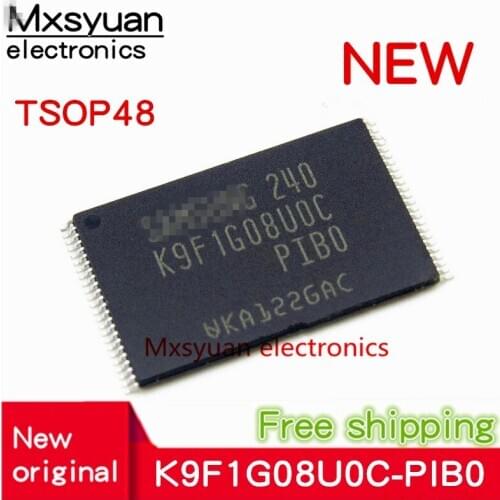 5pcs~50pcs/LOT K9F1G08U0C-PIB0 K9F1G08UOC-PIBO K9F1G08U0C K9F1G08UOC PIB0 TSOP48 New original 128MB memory chip