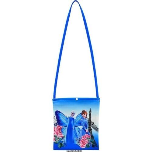 Disney New Frozen Elsa Anna Cartoon Handbag Totes Shoulder Bag for Woman Girls Gifts Print Bag For Girls Party