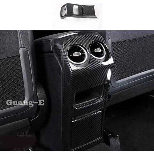 For Mercedes Benz GLA 2020 2021 Car Cover Trim Stick Frame Rear Back Air Conditioning Outlet Vent Armrest Handrail 2pcs