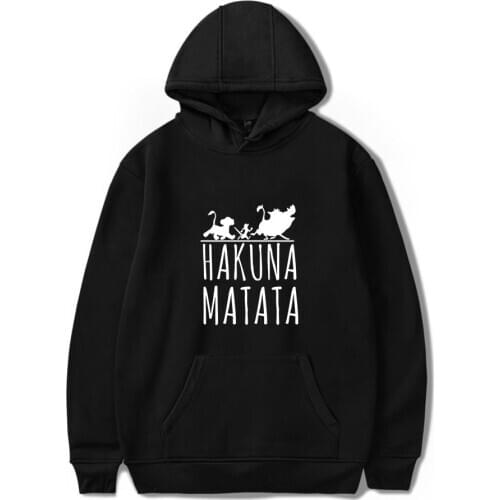 The Lion King Simba Hakuna Matata Hoodies Men Women Long Sleeve Hoodie Sweatshirt Autumn Winter Tracksuit Tops Brand Clothes