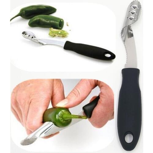 Chili Pepper Corer Fruit Vegetable Core Remover Tools Kitchen Gadgets Pepper Lazy Creative Artifacts