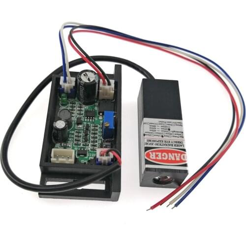 Blue Violet 405nm 10mW Laser Lazer Diode Module with TTL Stage Lighting Show Blu Ray