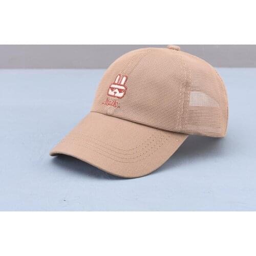 LDSLYJR new style hello Cartoon rabbit mesh Casquette Baseball Cap Adjustable Snapback Hats for child boy and girl110