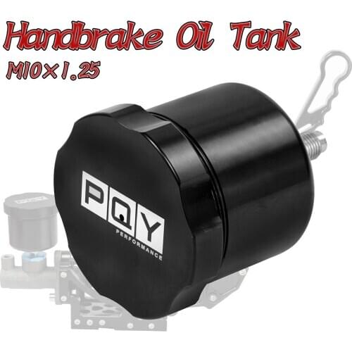 M12*1.25 Aluminum Car Hydraulic Drift Rally Handbrake Oil Tank For Fluid Reservoir E-brake Free Shipping