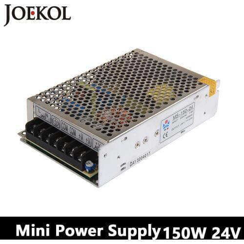 Mini switching power supply 150W 24v 6A,Single Output ac dc converter for Led Strip,AC110V/220V Transformer to DC 24V