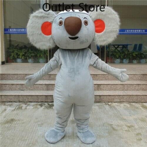 New Christmas Carnival Performance Mascot Halloween Koala Cosplay Costume Adult Use Birthday Party Advertising Performance Set