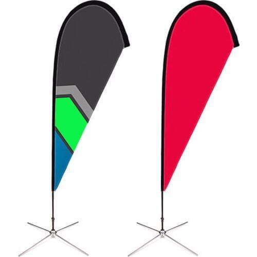 Full Color beach feather flag