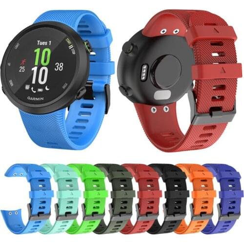 Watch Band Strap For Garmin Forerunner 45S Sport Smart watch Replacement Silicone Wrist Strap For Garmin Forerunner 45S
