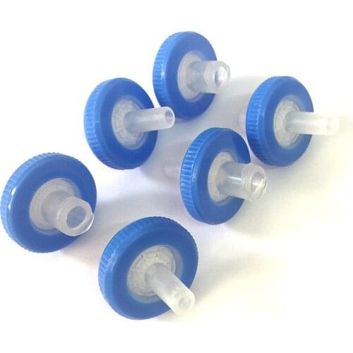 Syringe Filters PES Luer Lock OD 13MM 0.45 Micron Disposable Microporous Needle Filtration PES Membrane Needle Filter 100 / PK