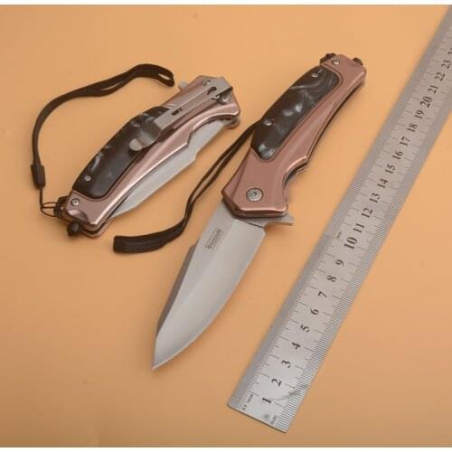 Folding Knife Model DA155 Stainless Steel Blade Aviation aluminum Handle Hunting Survival Tactical 8 cr13mov Knife