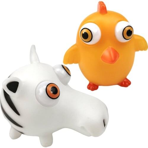 Funny Squishy Animal Antistress Toys Squeeze eye-catching Doll Out Soft Toys Stress Relief Halloween Gift