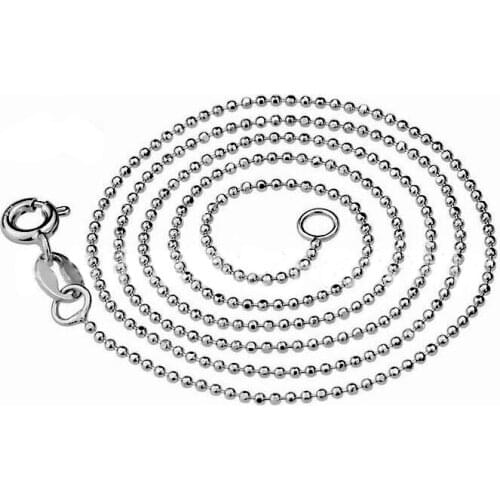 2/5Pcs Stainless Steel Cross Necklace Trendy DIY Jewelry Bead Box Chain For Women Clavicle Accessories 45cm/17